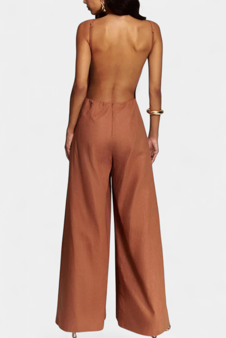 MONO HALTER DE PIERNA ANCHA