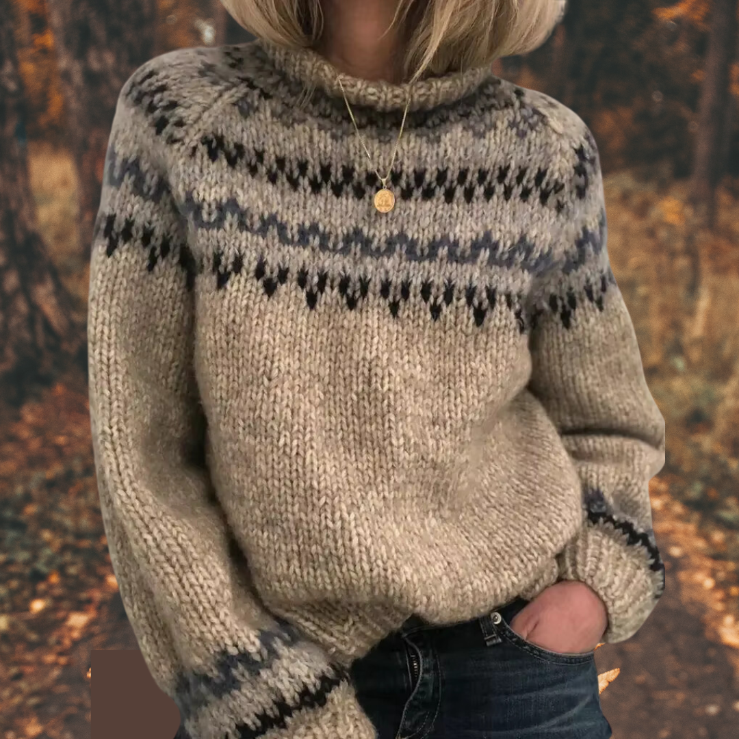 JERSÉY NORDIC CON ESTILO INVERNAL