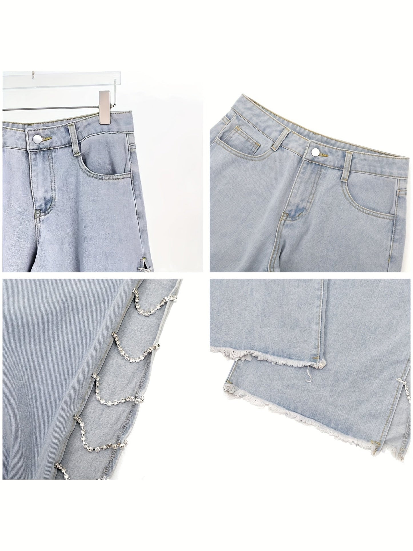 JEANS STRAIGHT LEG STREET CHAIN