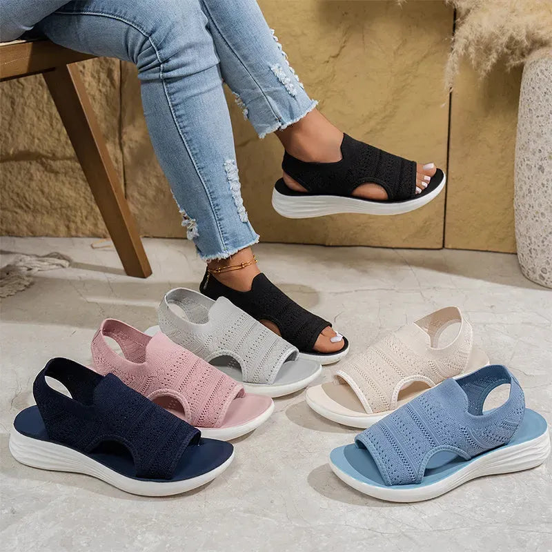 EVELYN | SANDALIAS DE MALLA ULTRALIGERAS