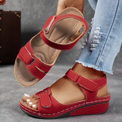 LUCA | SANDALIAS CUÑA CONFORT ELEGANTE
