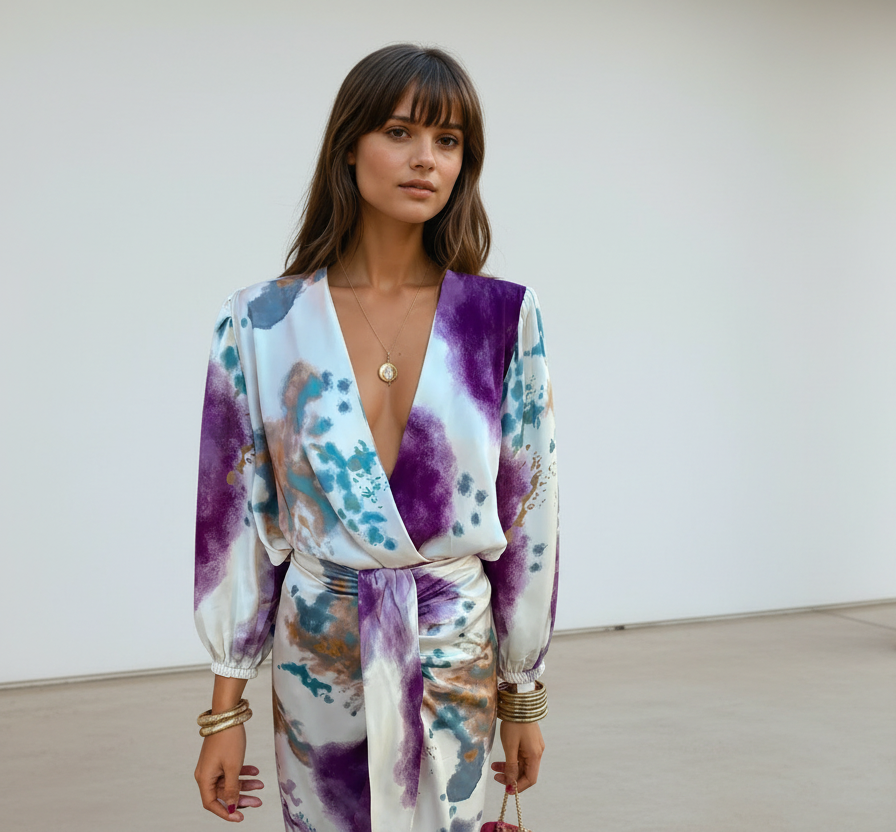 Morday – Vestido Midi Tropical