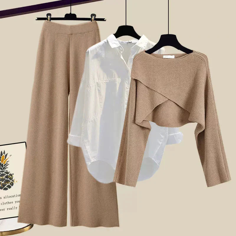 CONJUNTO ELEGANTE DE TRES PIEZAS