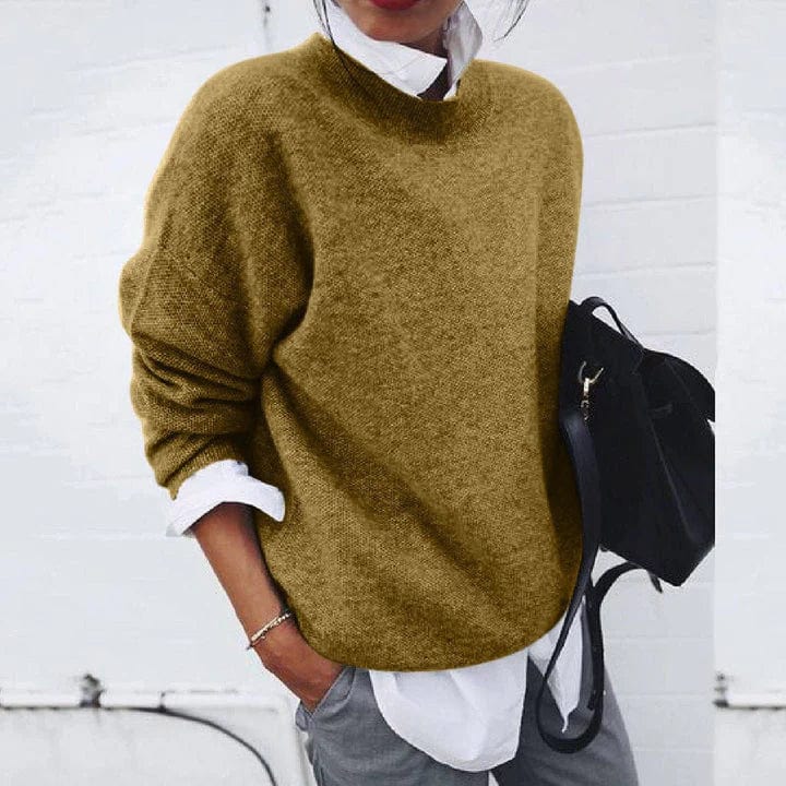 JERSEY DE CACHEMIRA CON CUELLO REDONDO