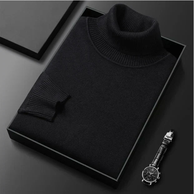 SUÉTER PREMIUM DE CACHEMIRA PARA HOMBRE | Hilo suave y cómodo con un corte moderno para negocios y ocio. 👔