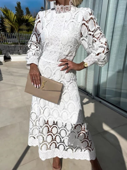 GRECIA | VESTIDO DE ENCAJE FRANCES ELEGANTE
