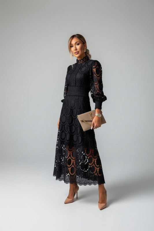 GRECIA | VESTIDO DE ENCAJE FRANCES ELEGANTE