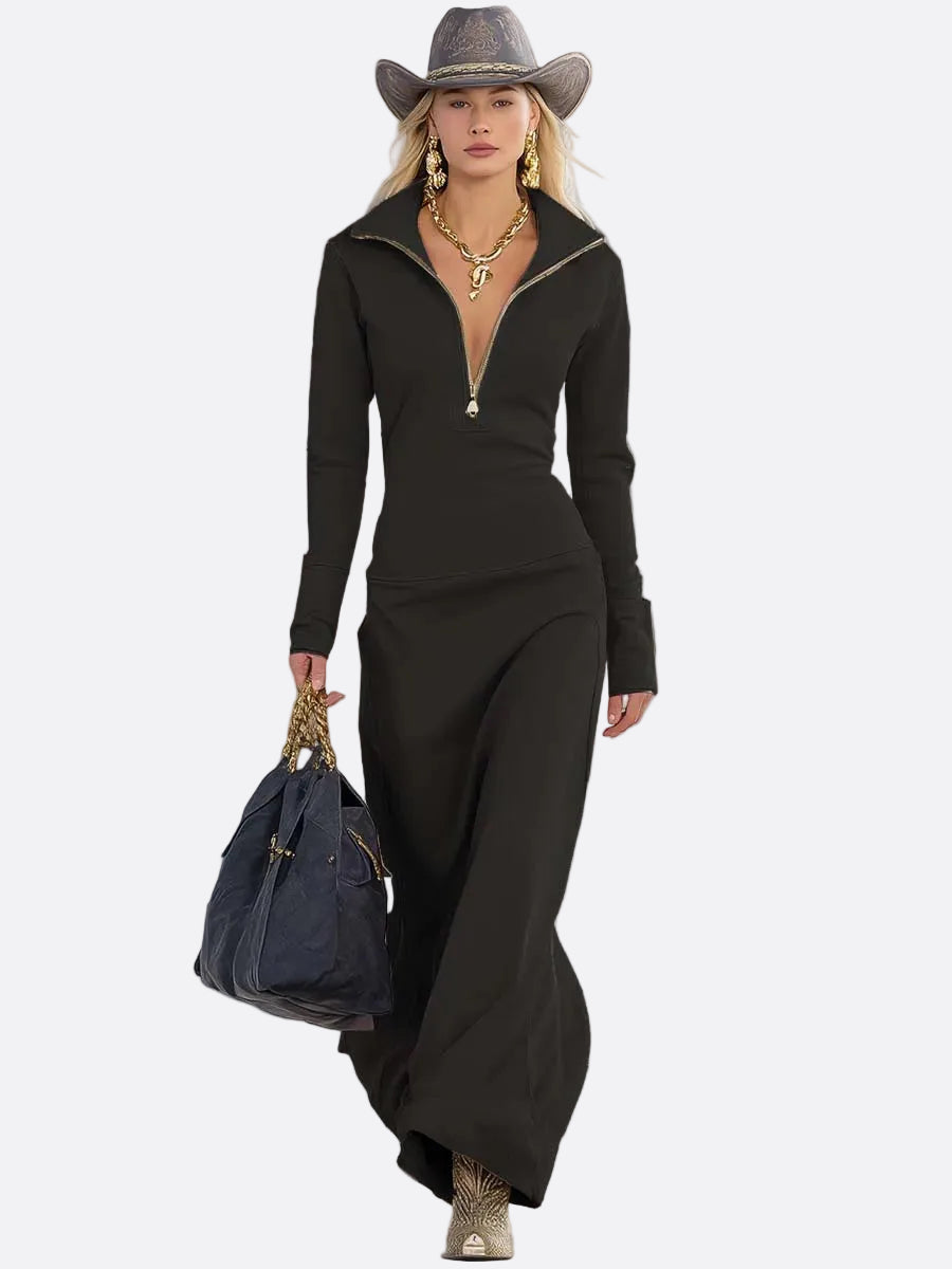 VESTIDO MAXI RÉTRO SPORT
