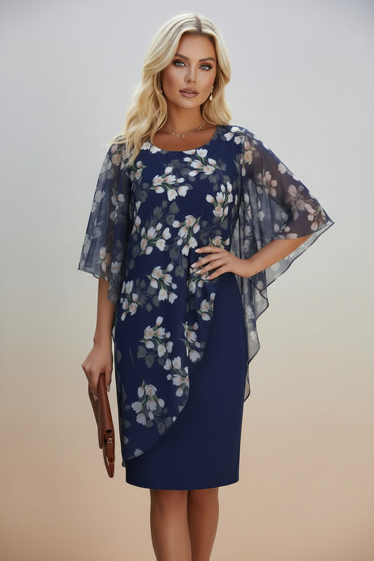 HELEN – VESTIDO CON CAPA ELEGANTE