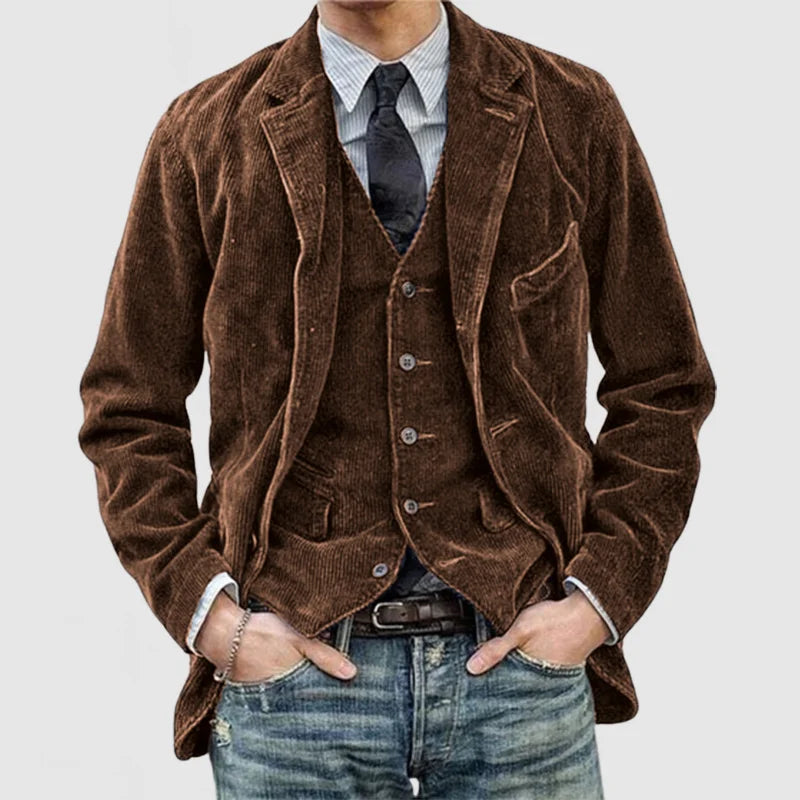 CONJUNTO CHAQUETA + CHALECO VINTAGE