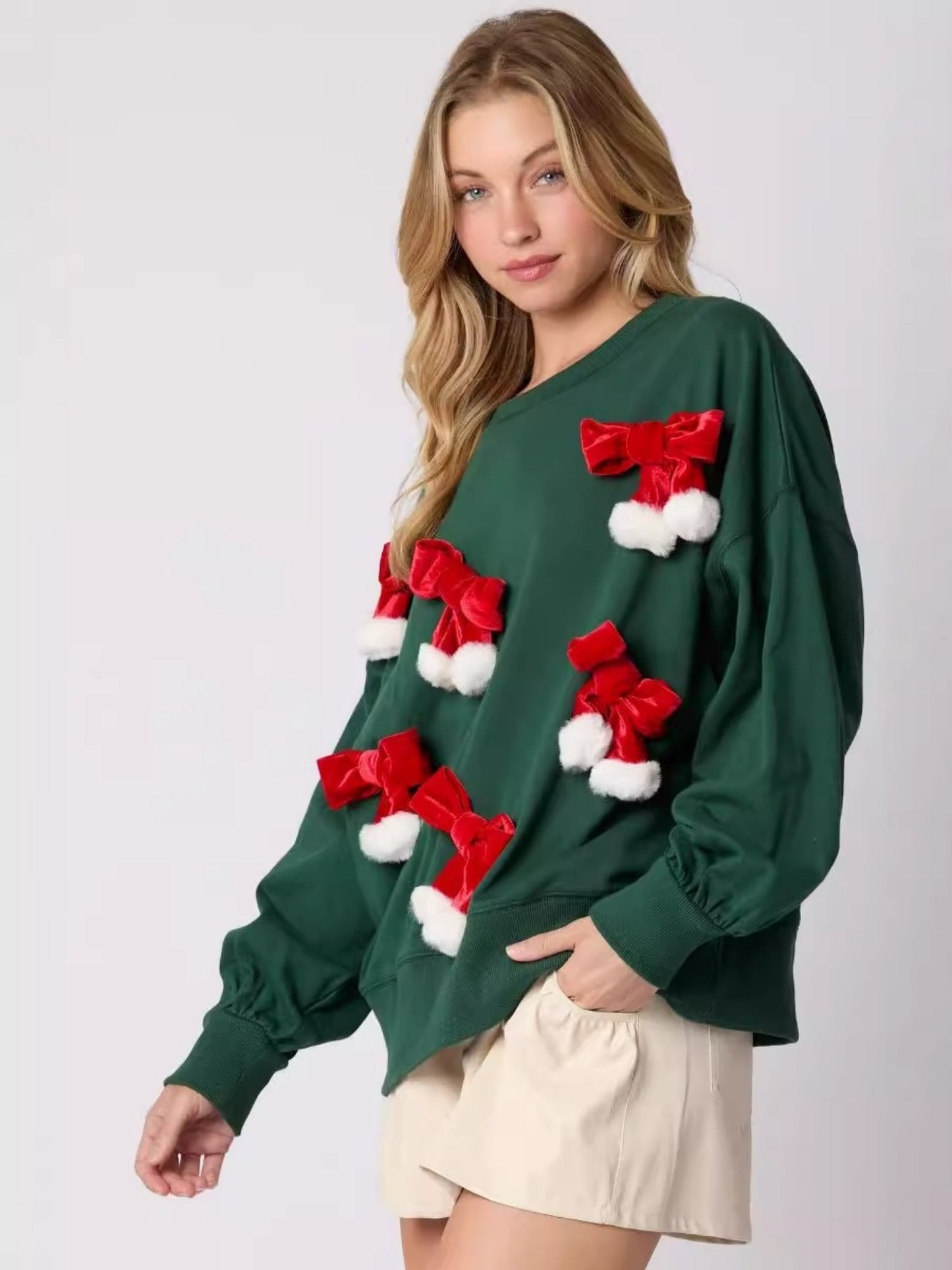 JERSEY NAVIDEÑO CON LAZOS 3D