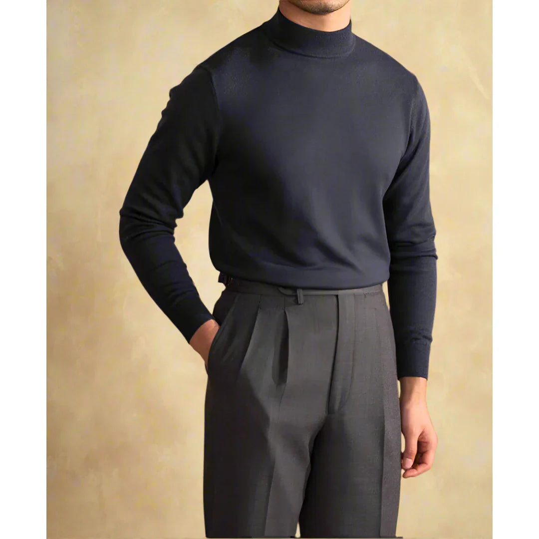 JERSEY DE CUELLO ALTO DE CACHEMIRA