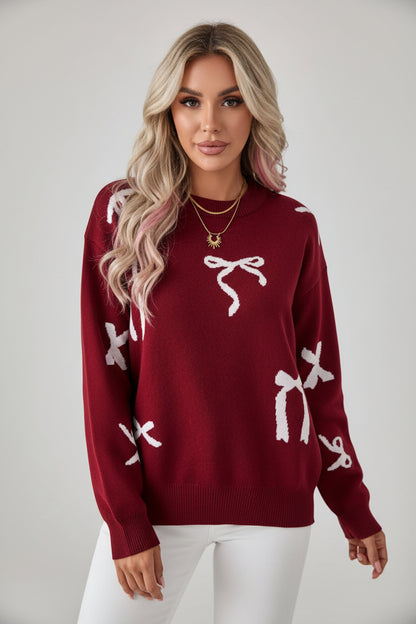 SUDADERA BOW FOR CHRISTMAS