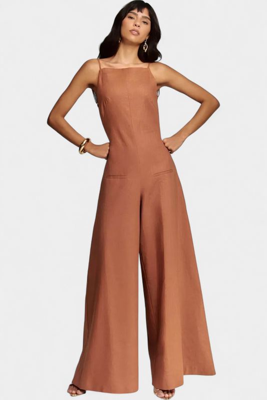MONO HALTER DE PIERNA ANCHA