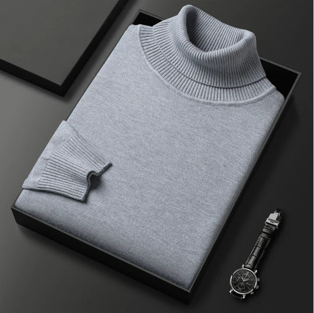 SUÉTER PREMIUM DE CACHEMIRA PARA HOMBRE | Hilo suave y cómodo con un corte moderno para negocios y ocio. 👔