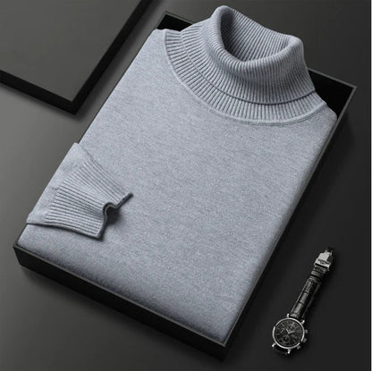 SUÉTER PREMIUM DE CACHEMIRA PARA HOMBRE | Hilo suave y cómodo con un corte moderno para negocios y ocio. 👔