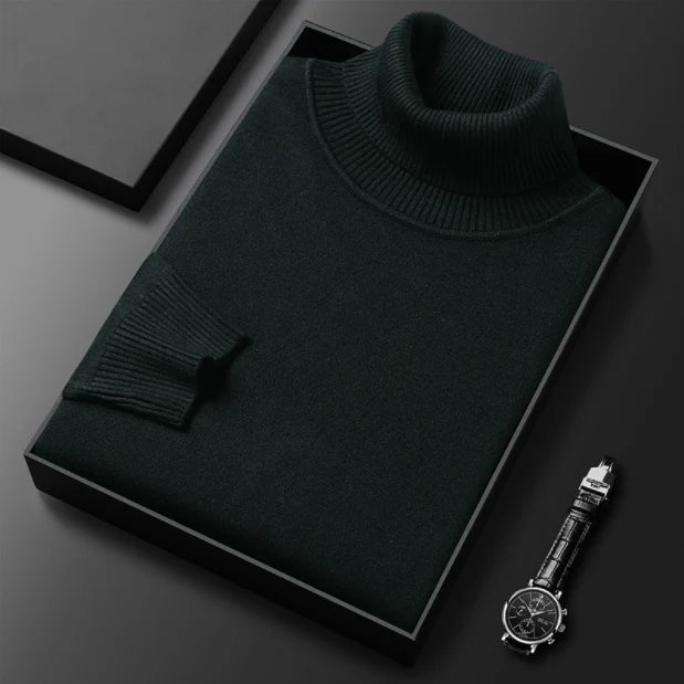 SUÉTER PREMIUM DE CACHEMIRA PARA HOMBRE | Hilo suave y cómodo con un corte moderno para negocios y ocio. 👔