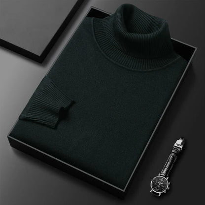 SUÉTER PREMIUM DE CACHEMIRA PARA HOMBRE | Hilo suave y cómodo con un corte moderno para negocios y ocio. 👔