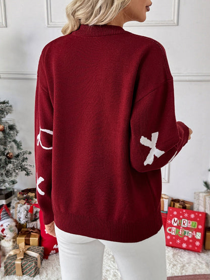 SUDADERA BOW FOR CHRISTMAS