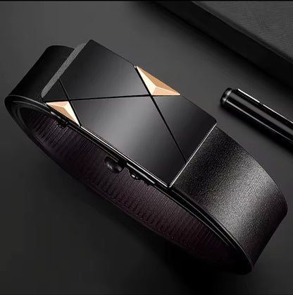 CINTURÓN DE CUERO ELEGANTE PARA HOMBRE