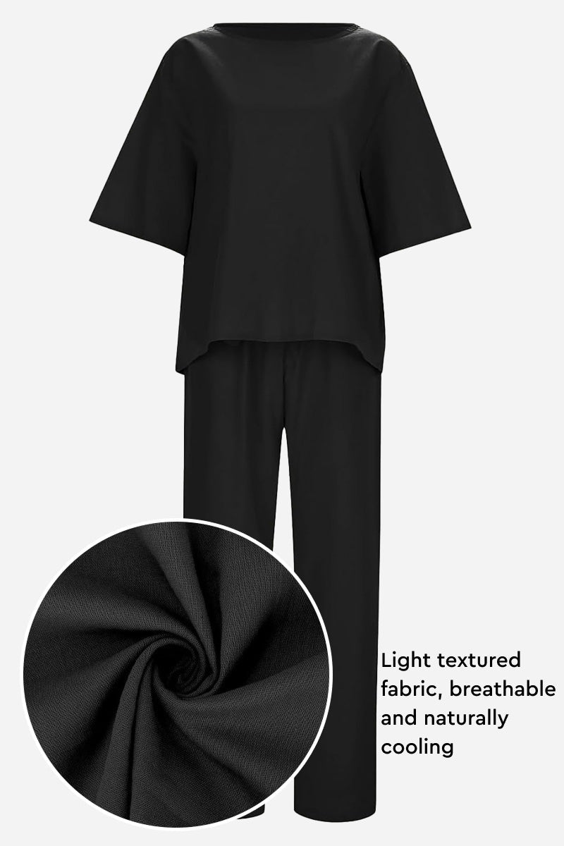 CONJUNTO ALGODÓN Y LINO