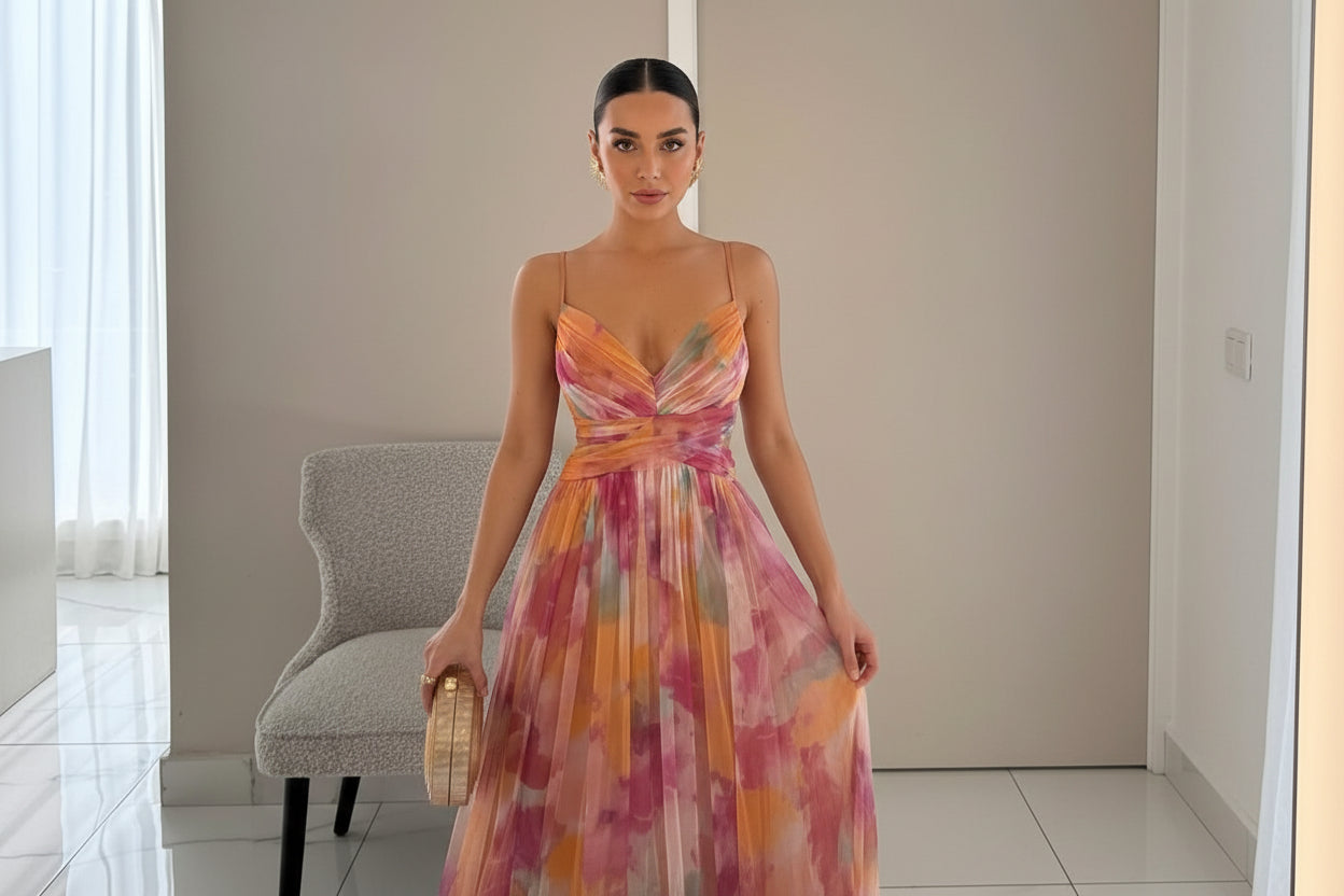 DORTE | VESTIDO FLORAL ROMANTIC