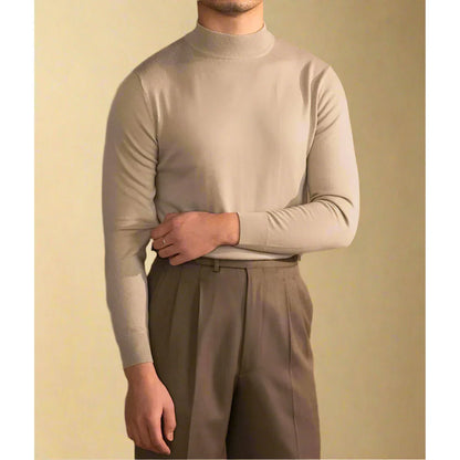 JERSEY DE CUELLO ALTO DE CACHEMIRA