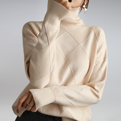 PULLOVER SUAVE DE CUELLO VUELTO