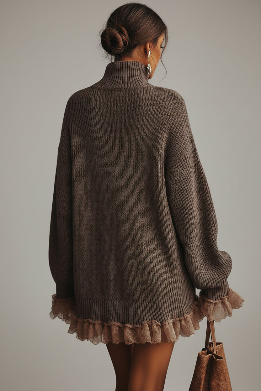 LUNARA™  | VESTIDO DE PUNTO OVERSIZE