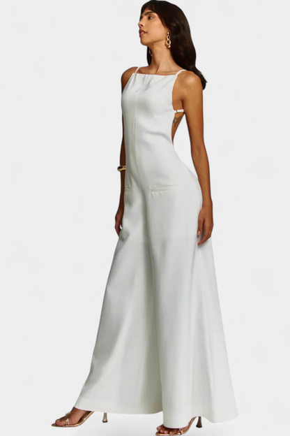 MONO HALTER DE PIERNA ANCHA