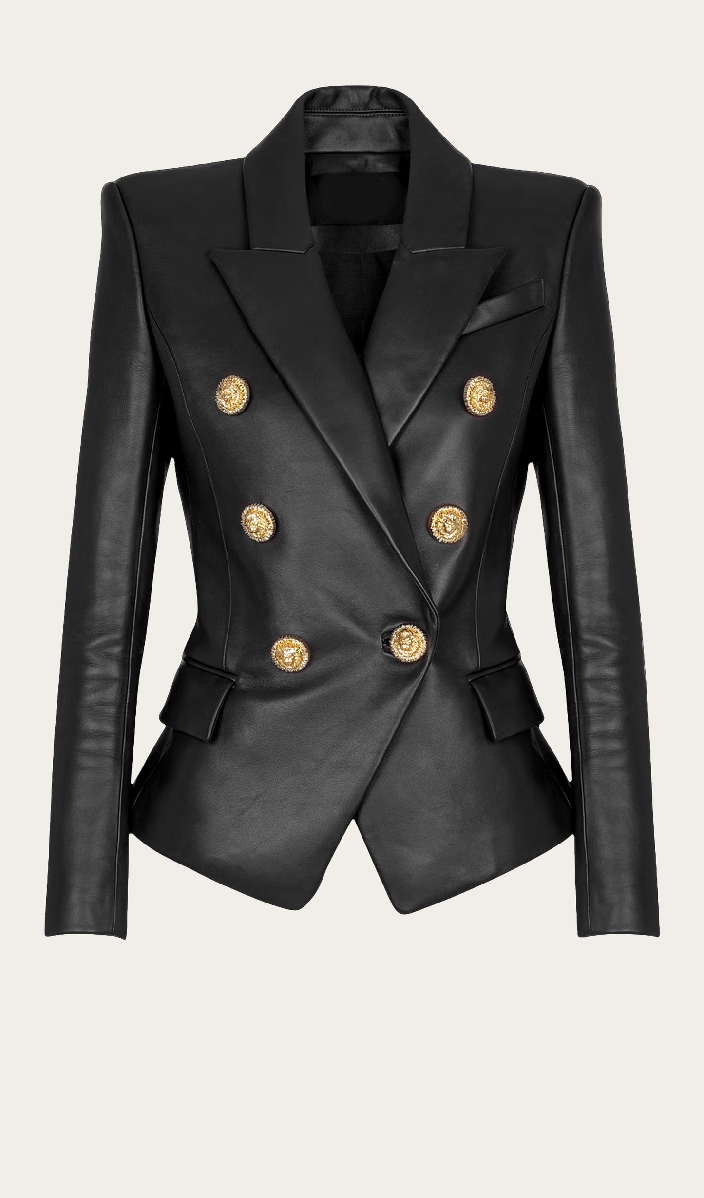 CHAQUETA NEGRA ENTALLADA