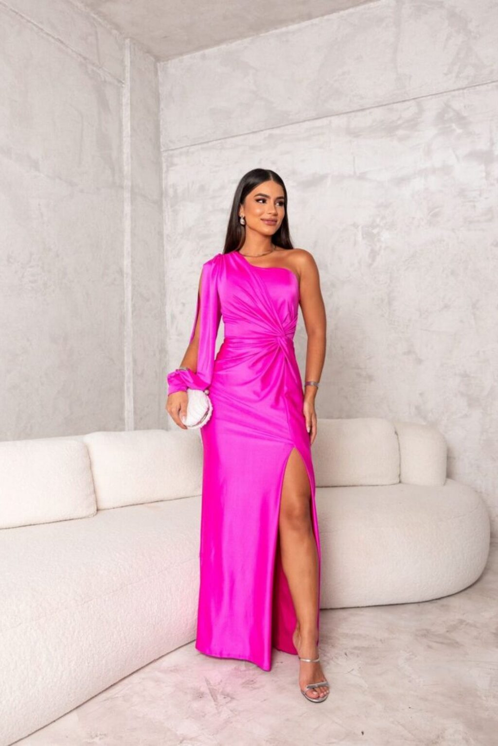 VESTIDO MELYSSA | ELEGANCIA DE UN SOLO HOMBRO