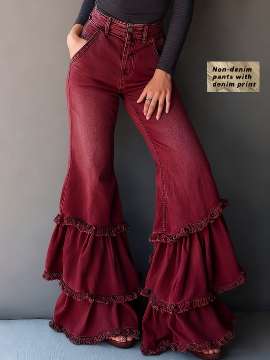 PANTALÓN CASUAL FLARE MINIMAL