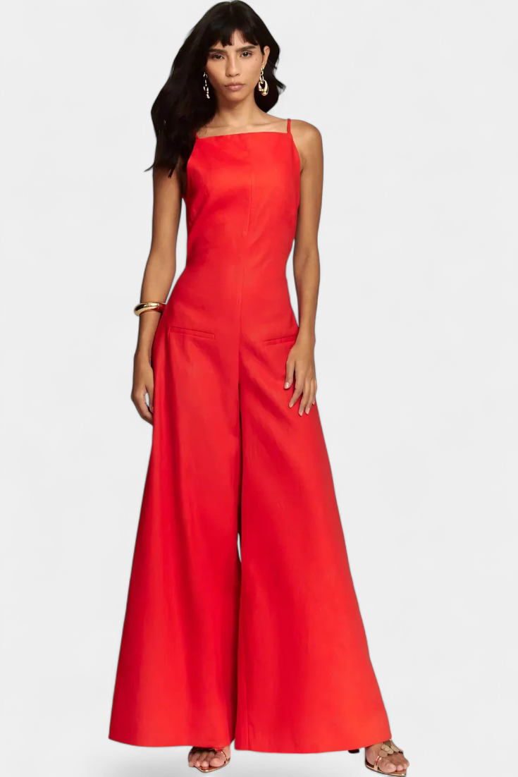 MONO HALTER DE PIERNA ANCHA