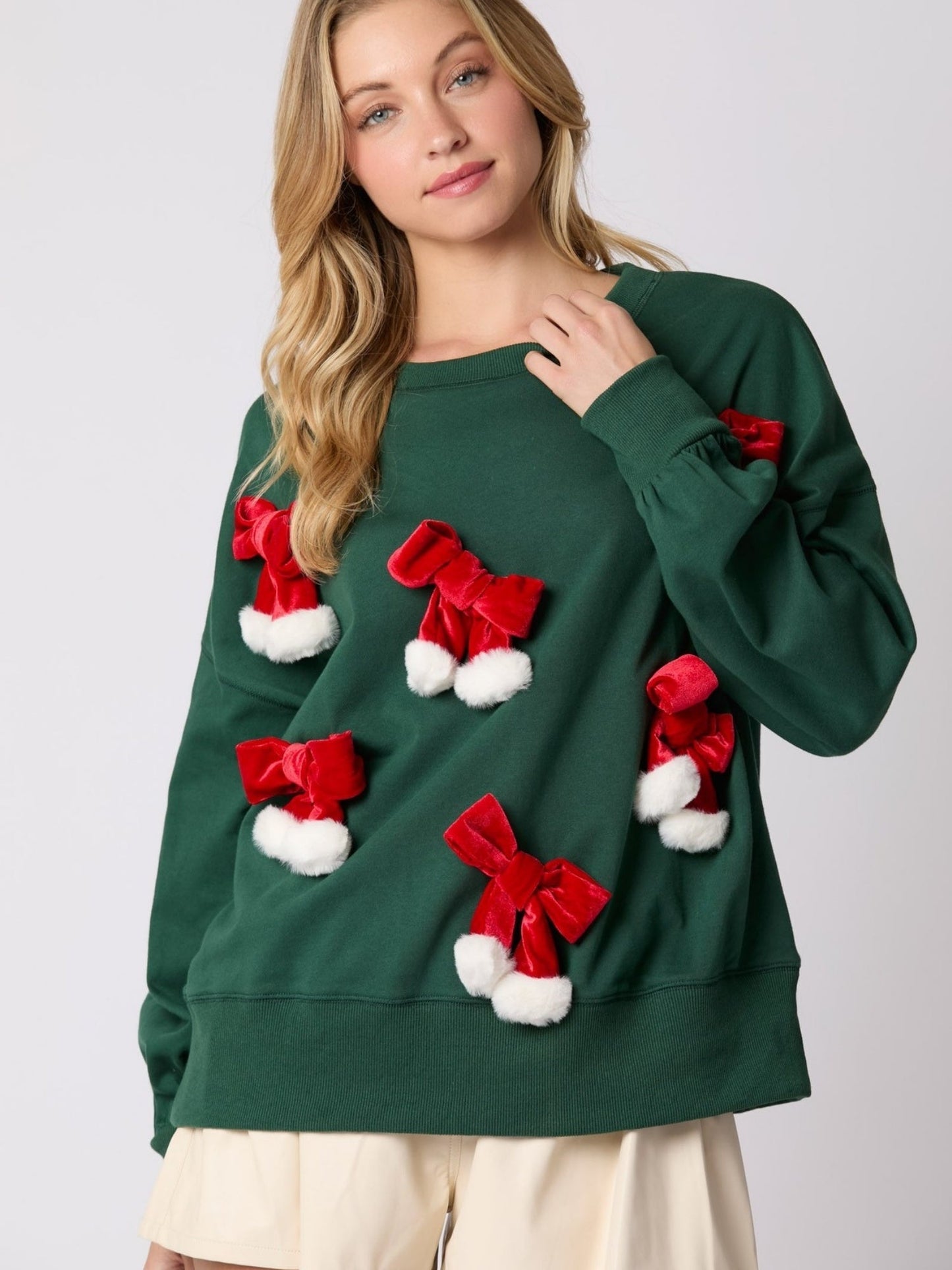 JERSEY NAVIDEÑO CON LAZOS 3D