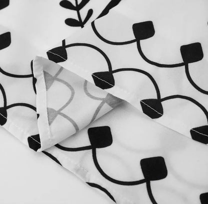 CONJUNTO ESTAMPADO CON BORDADOS ELEGANTES