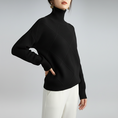 PULLOVER SUAVE DE CUELLO VUELTO