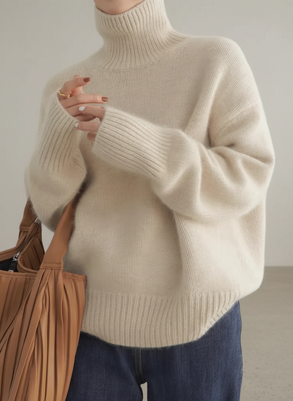 MIA™ | JERSEY DE CUELLO ALTO DE CACHEMIRA