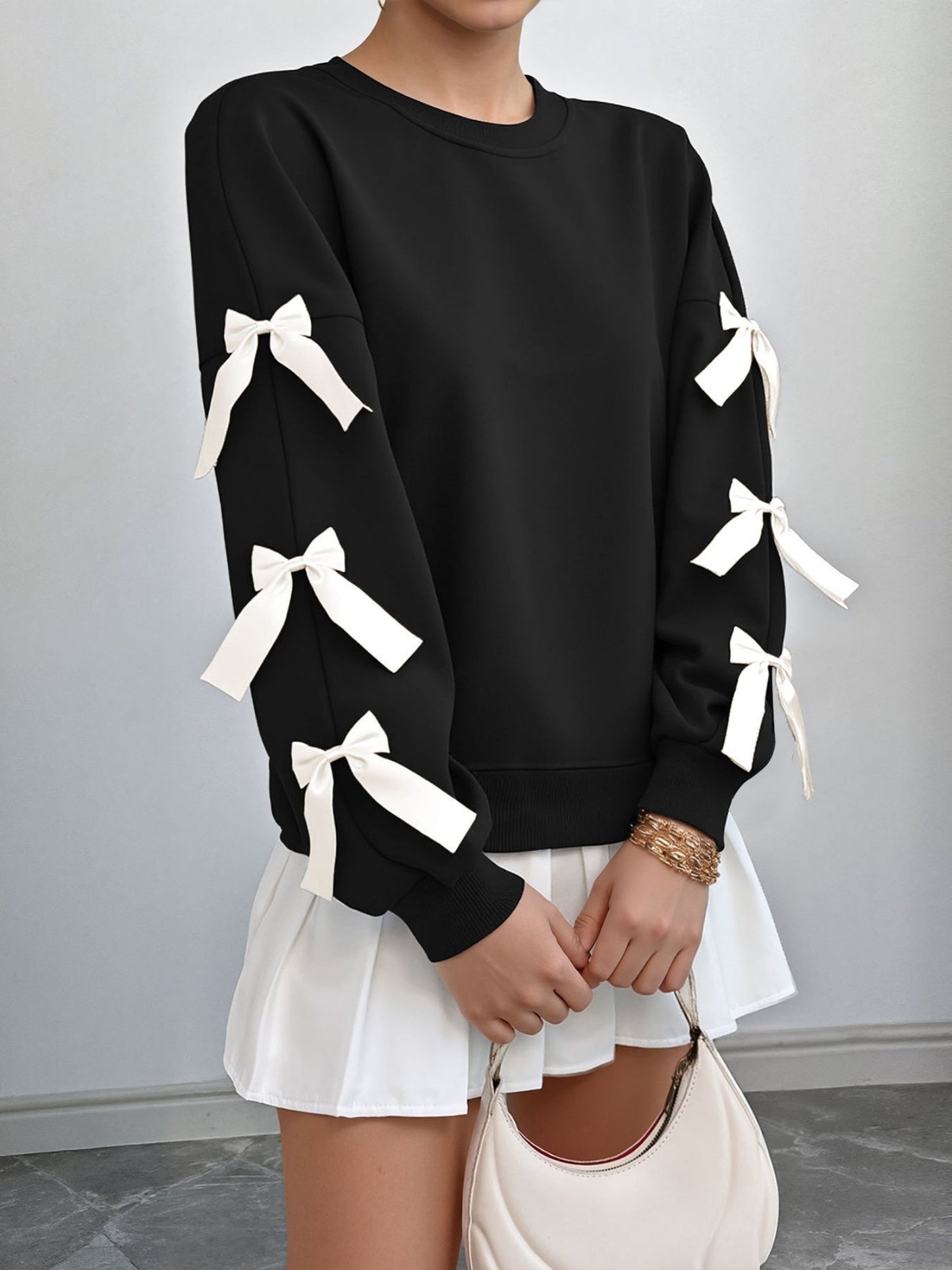 SUDADERA SWEET BOW