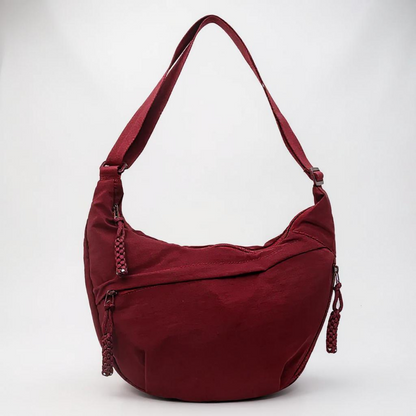 BOLSO MEDIA LUNA | BURDEOS