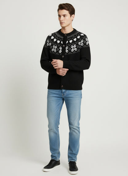 CARDIGAN RETRO FAIR ISLE – EDICIÓN NAVIDAD