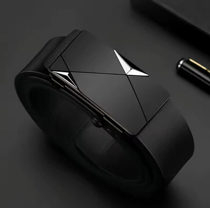 CINTURÓN DE CUERO ELEGANTE PARA HOMBRE