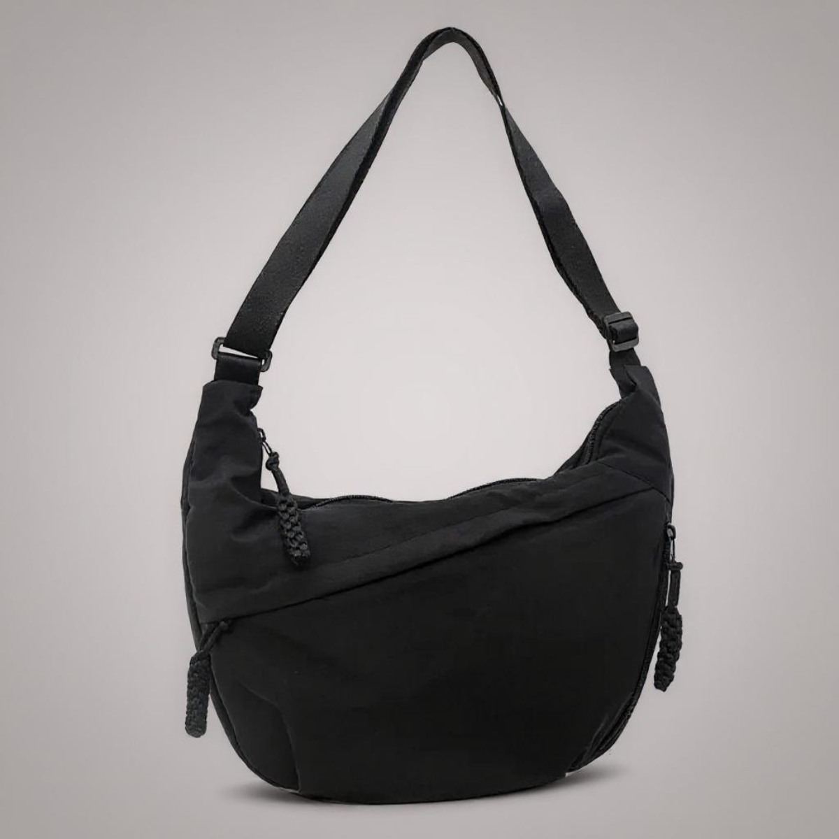 BOLSO MEDIA LUNA | NEGRO