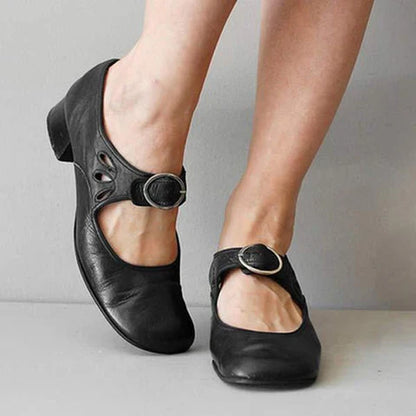 Lizzy – Sandalias de Cuero Suave y Cómodo para Mujer