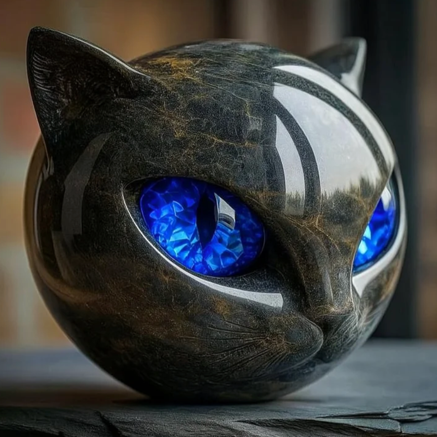 NIXTAR™ |  ESCULTURA GATO MÍSTICO