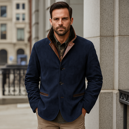 CHAQUETA DE PIEL VINTAGE MODERNIZADA