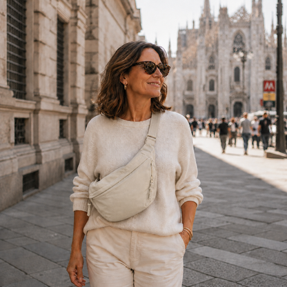 BOLSO MEDIA LUNA | BEIGE