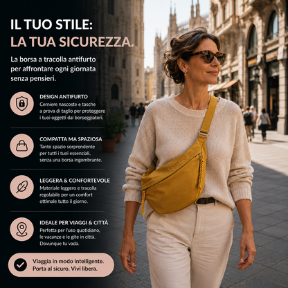 BOLSO MEDIA LUNA | OCRE