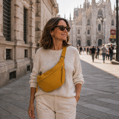 BOLSO MEDIA LUNA | OCRE