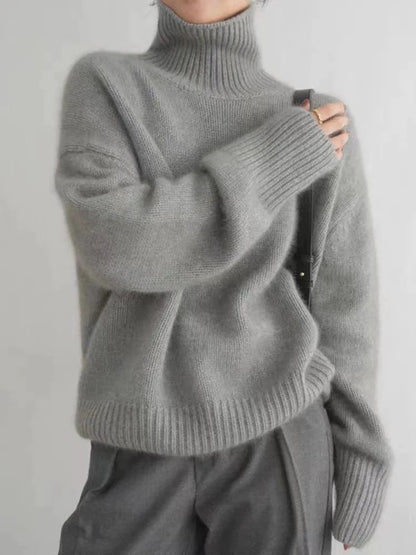 MIA™ | JERSEY DE CUELLO ALTO DE CACHEMIRA